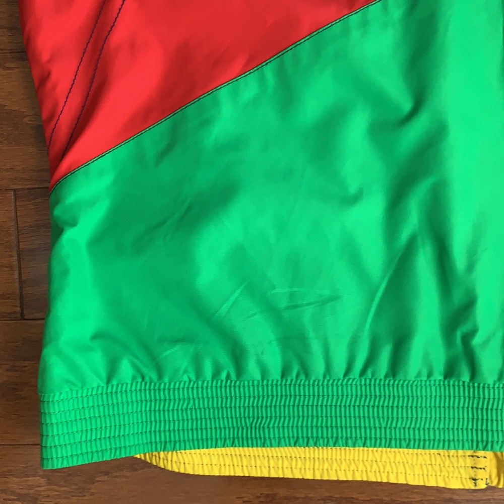 Vintage Lauren Ralph Lauren Reversible Color Block Zip Up Vest 90s Sporty large - Picture 9 of 14